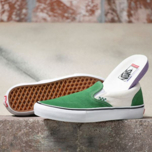Giay Vans Classic Slip-On 'Green White' VN0A5FCA3JD