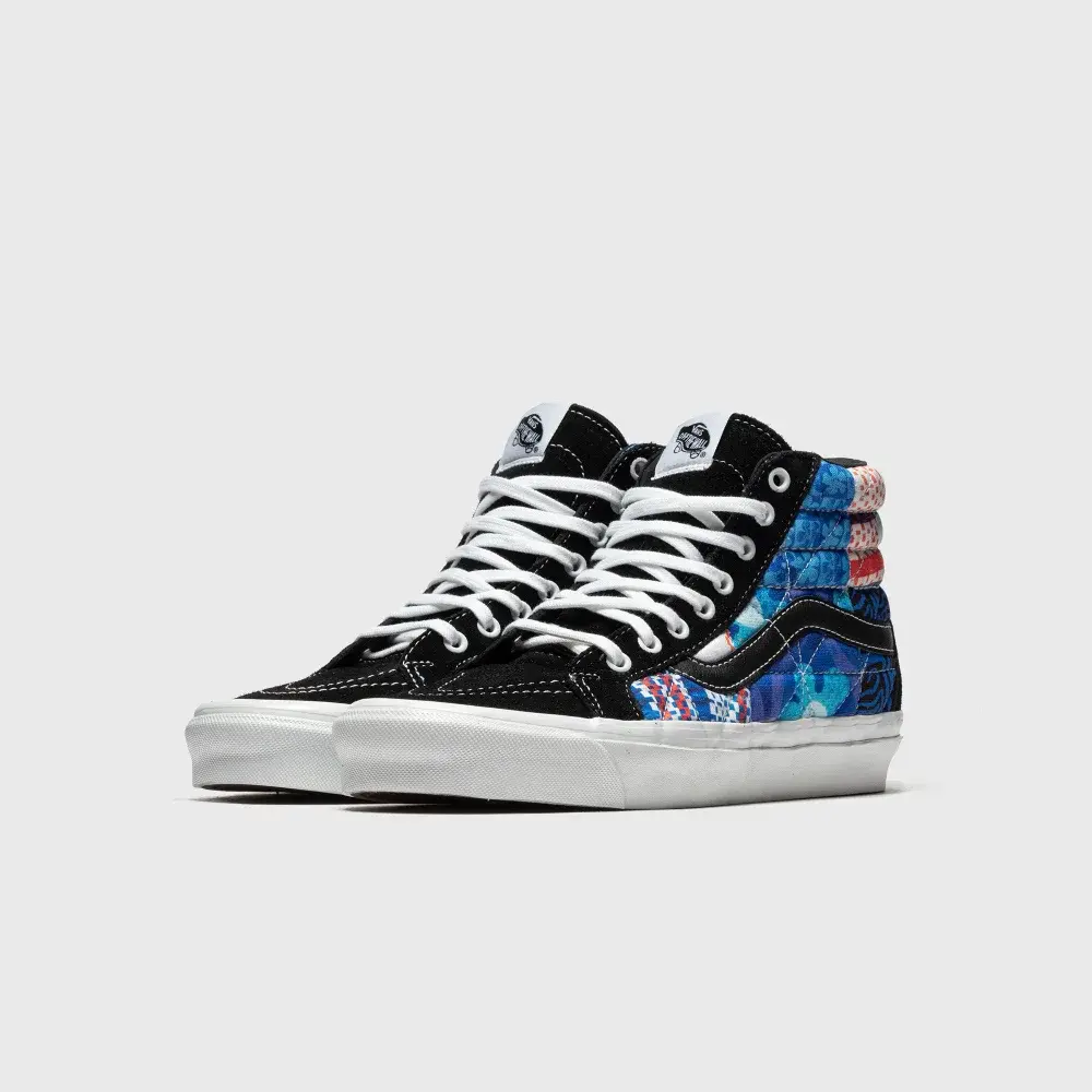 Giay Vans Sk8-Hi 38 DX x Sandy Liang 'Patchwork' VN0A54FB9ZP1