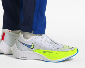 Giay Nike ZoomX Vaporfly Next% 2 'White Volt Racer Blue' CU4111-103