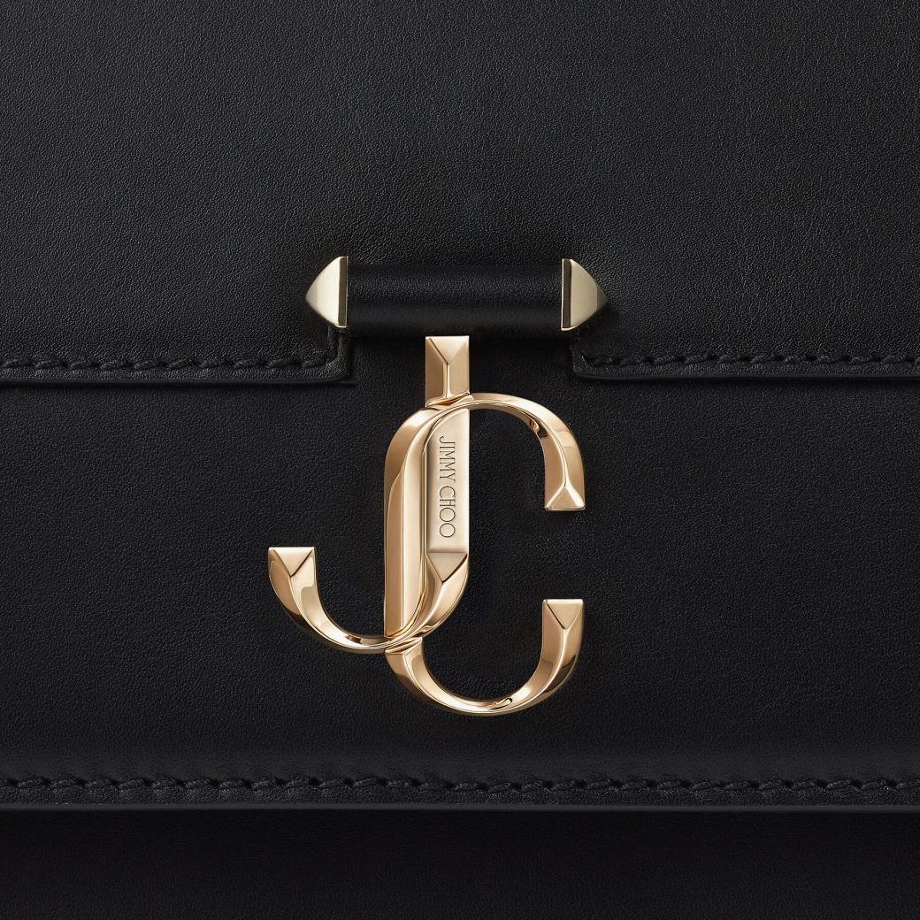 Túi Jimmy Choo Varenne Shoulder 'Black' VARENNESHOULDERMDAW001463 - Ảnh 3