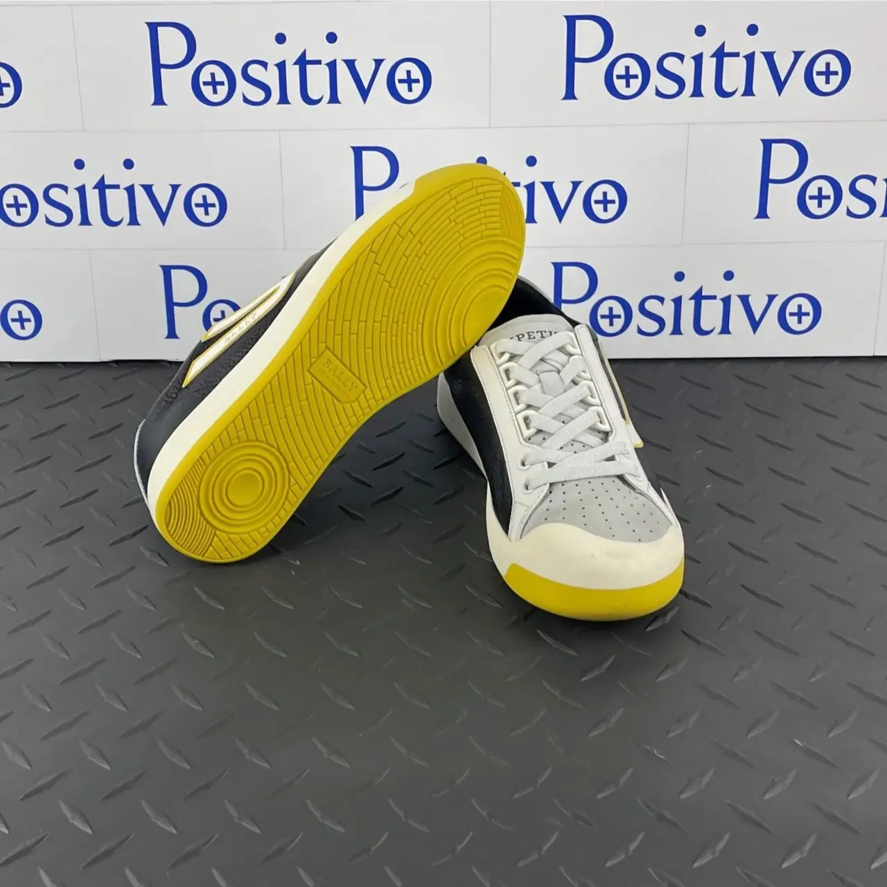 Alternative view of Giày Bally New Competition Grained 'Black Yellow' 6223538