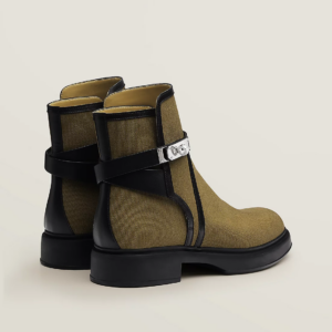 Alternative view of Giày Hermes Veo Ankle 'KhaKi Black' H221934ZHKN415