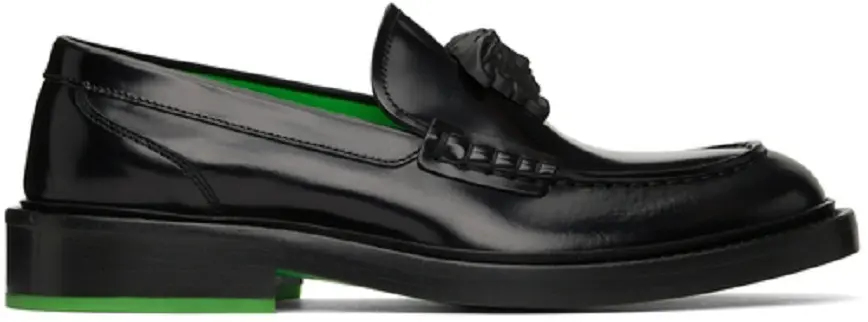 Giày Versace La Medusa Leather Loafers DSU8553-D9VAC-D41XN