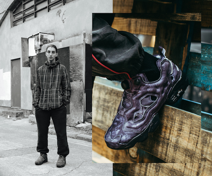 Giày Reebok Vetements x InstaPump Fury OG Washed Black CN2260 - Ảnh 3