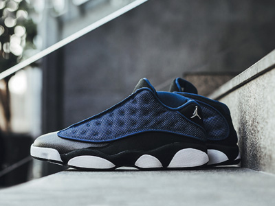 Giày Nike Air Jordan 13 Retro Low GS 'Brave Blue' 2017 310811-407 - Ảnh 5