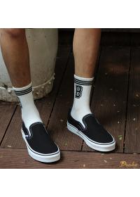 Alternative view of Giày Vans Classic Slip-On 'Black White' VN000EYEBLK