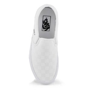 Alternative view of Giày Vans ASHER CHECKER Slip On 'White' VN000VOSW51