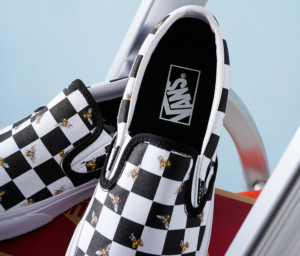 Giay Vans Slip On Checkerboard Bee Check 'Black' VN0A33TB9EH
