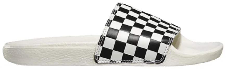 Dép Vans Wmns Slide On Checkerboard Marshmallow Black VN0A38EHQ4O