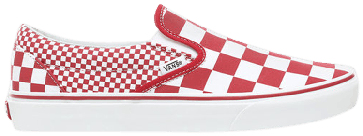 Giày Vans Classic Slip-On 'Red Mix Checker' VN0A38F7VK5