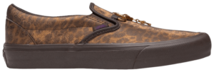 Giay Vans Needles x Vault Classic Slip On V 'Animal Print Brown' VN0A3QXY2GU