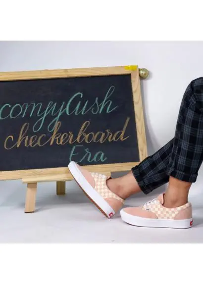 Alternative view of Giày Vans Era ComfyCush Checkerboard 'Pink' VN0A3WM9VNL