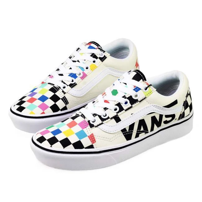 Giày Vans MoMA x ComfyCush Old Skool 'Colorful Checkerboard' VN0A3WMA1PJ - Ảnh 4