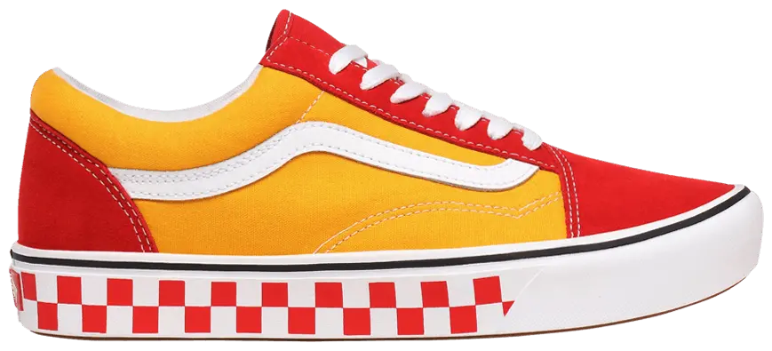 Giày Vans ComfyCush Old Skool 'Tape Mix Red Cadmium' VN0A3WMAWX4