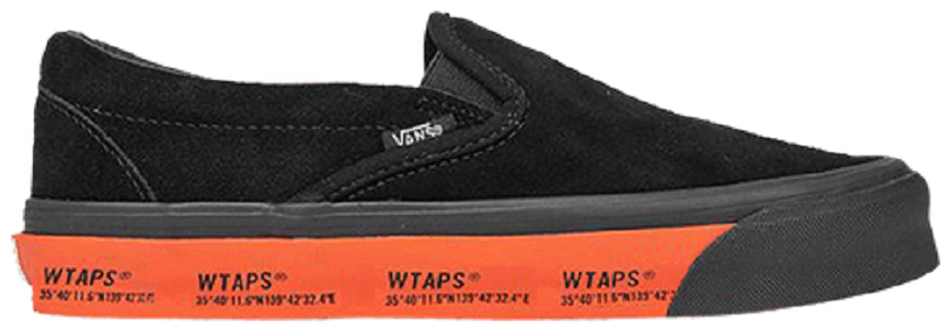 Giay Vans WTAPS x Classic Slip-On LX 'Black Orange' VN0A45JK20E