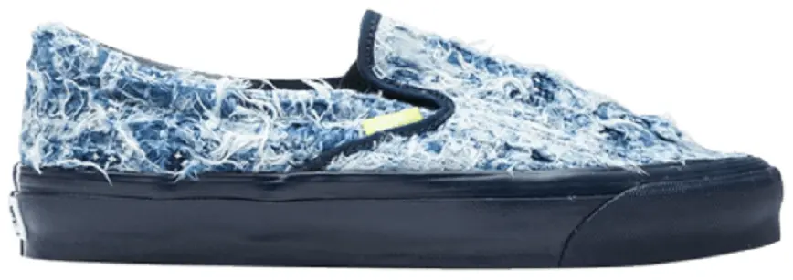 Giay Vans FDMTL x OG Classic Slip-On 'Indigo Distressed' VN0A45JK5WP