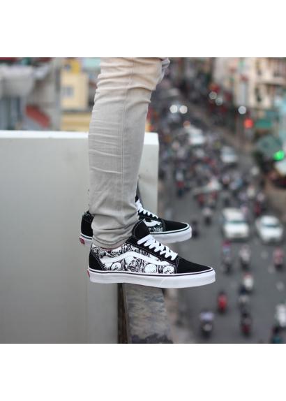 Giày Vans Old Skool 'Forgotten Bones' VN0A4BV5V8V - Ảnh 4