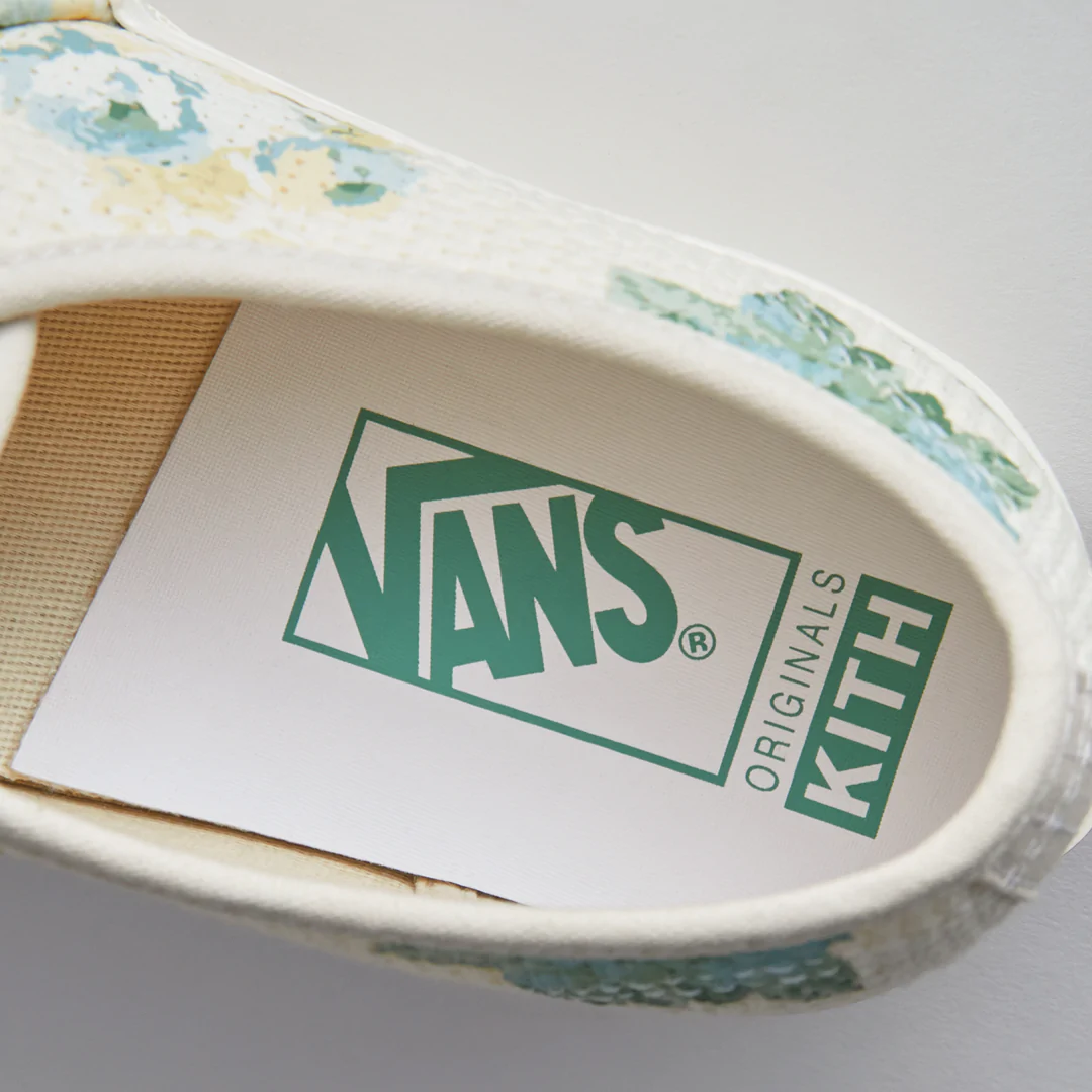 Giày Vans OG Authentic LX Kith Vintage Floral 'Turtledove' VN0A4BV9DJR - Ảnh 5