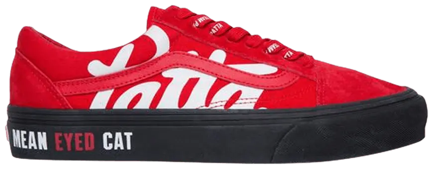Giày Vans Patta x Old Skool VLT LX 'Mean Eyed Cat Red' VN0A4BVF5X8