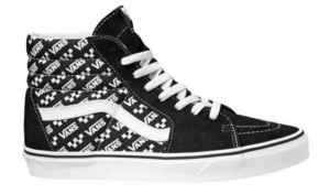 Giày Vans Sk8-Hi Logo Repeat 'Black True White' VN0A4U3CTEZ