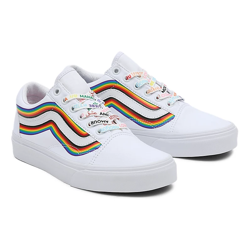 Giày Vans Pride Old Skool 'White' VN0A5KRFB5U - Ảnh 2