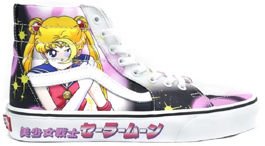 Giày Vans Sk8-Hi x Sailor Moon 'Pretty Guardian Black Pink' VN0A7Q5NB9P