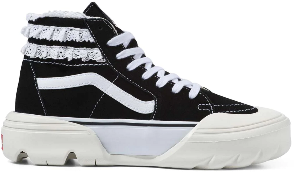 Giay Vans Sk8-Hi Tapered Modular x Sandy Liang 'Black' VN0A7Q5TB7C