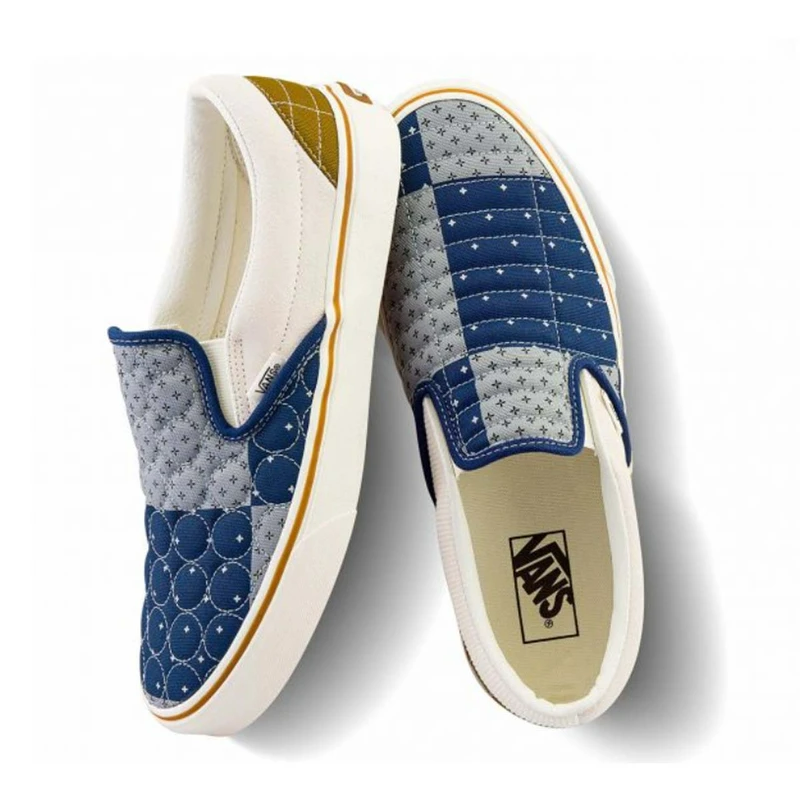 Giay Vans Slip On Skate Bandana Classic 'Quilted Mix' VN0A7VCFBCK
