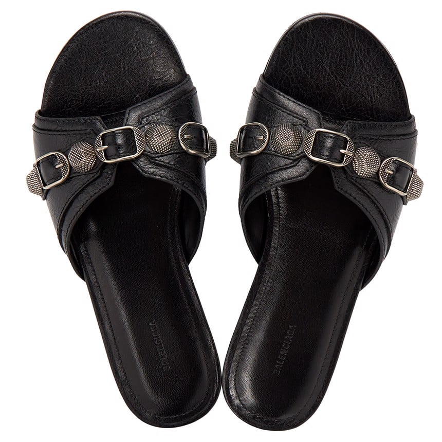 Dep Balenciaga Cagol Slippers 'Black' 694342-WAD4E-1081