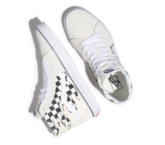 Giày Vans SK8-Hi CAP LX Reissue 'White Checkerboard' VN0A3WM127I - Ảnh 5