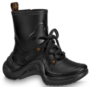 Giày Louis Vuitton Lv Archlight Trainer Boots Black 1A67BB