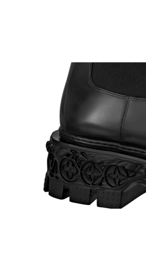 Alternative view of Giày Louis Vuitton LV Baroque Chelsea Boots 'Black' 1AAHB9