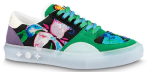 Giày Louis Vuitton Lv Ollie Richelieu Trainers Green 1A9JJ1