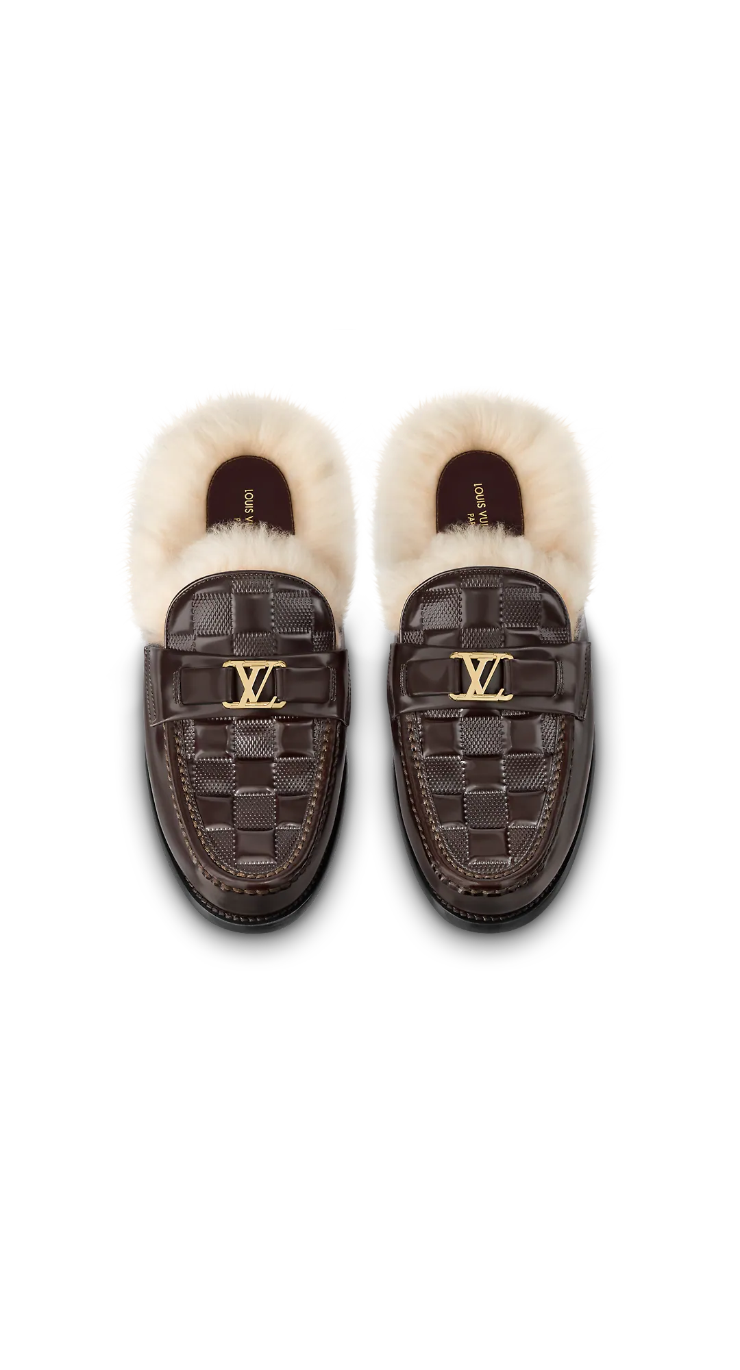 Giày Louis Vuitton Major Open Back Loafers 'Brown' 1A9HIK - Ảnh 2