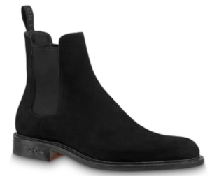 Giày Louis Vuitton Vendome Flex Chelsea Boots Black 1A9HEP