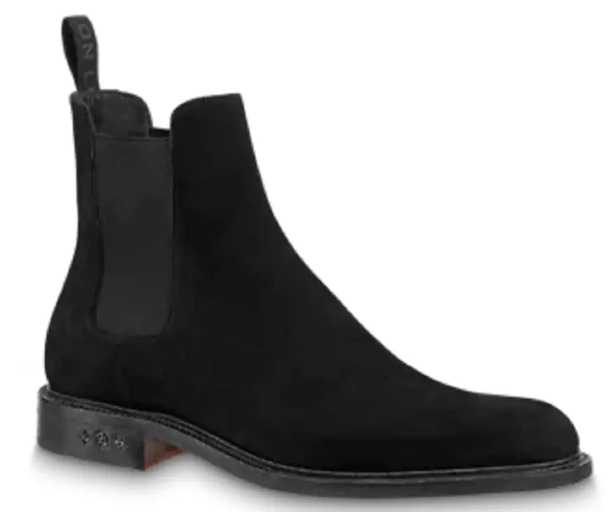 Giày Louis Vuitton Vendome Flex Chelsea Boots Black 1A9HEP