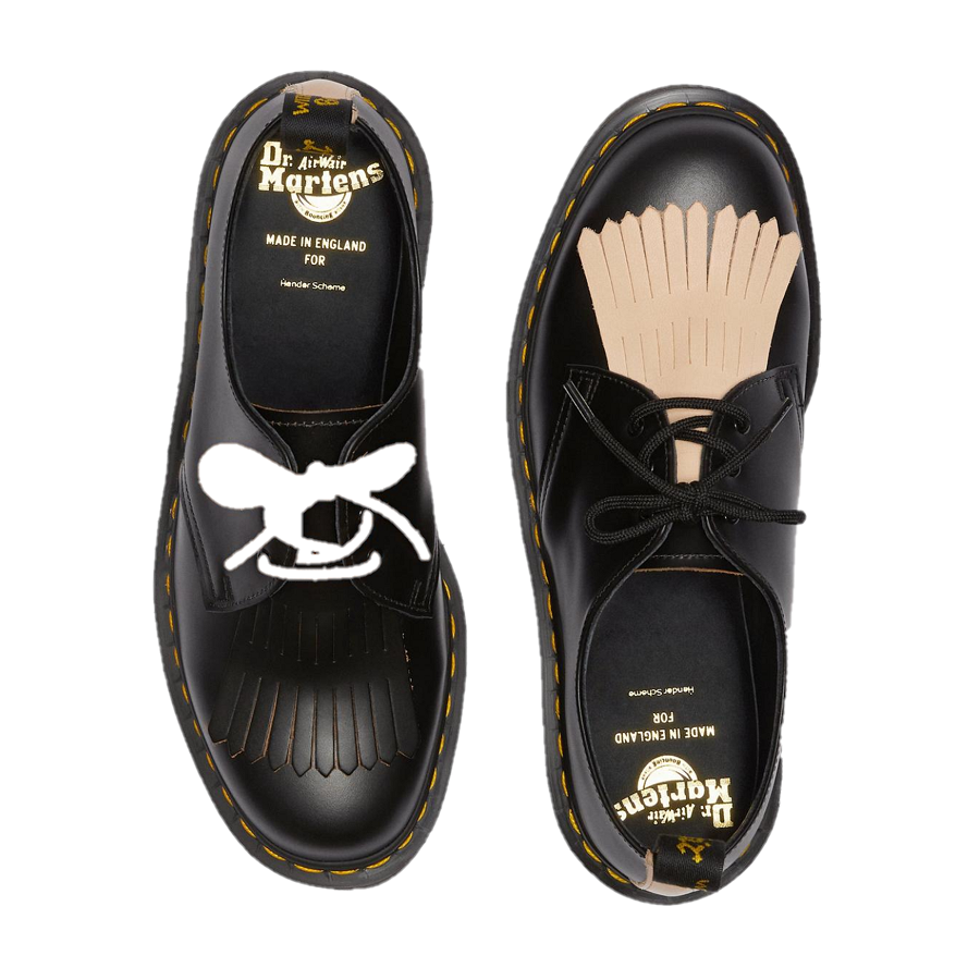 Giày Dr Martens x Hender Scheme 1461 'Black' 25365001 - Ảnh 3