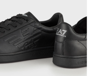 Alternative view of Giày Armani Classic New CC Sneakers 'Triple Black' X8X001XCC511A083
