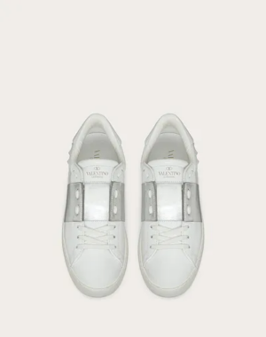 Alternative view of Giày Valentino Open Sneaker With Metallic Stripe WW2S0781FLR857