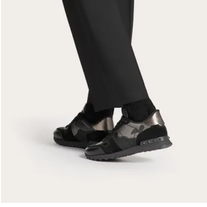 Alternative view of Giày Valentino Rockrunner 'Camouflage Noir Metallic' WY2S0723NTAE43