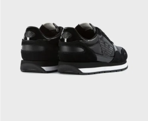 Alternative view of Giày Armani Suede With Nylon And Patent Leather Accents 'Black'