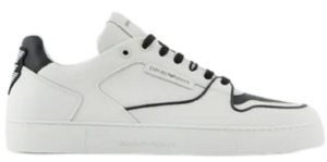 Giày Armani Leather Sneakers Hammered Details 'Multicolour' X4X549XN1851Q815