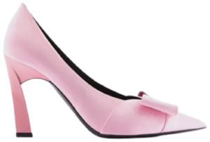 Giày Armani Satin Court Shoes With Bow 'Pink'