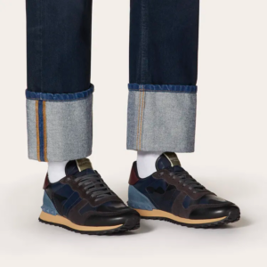 Alternative view of Giày Valentino Sneakers Rockrunner Camouflage Blue TY2S0723TCC-M14