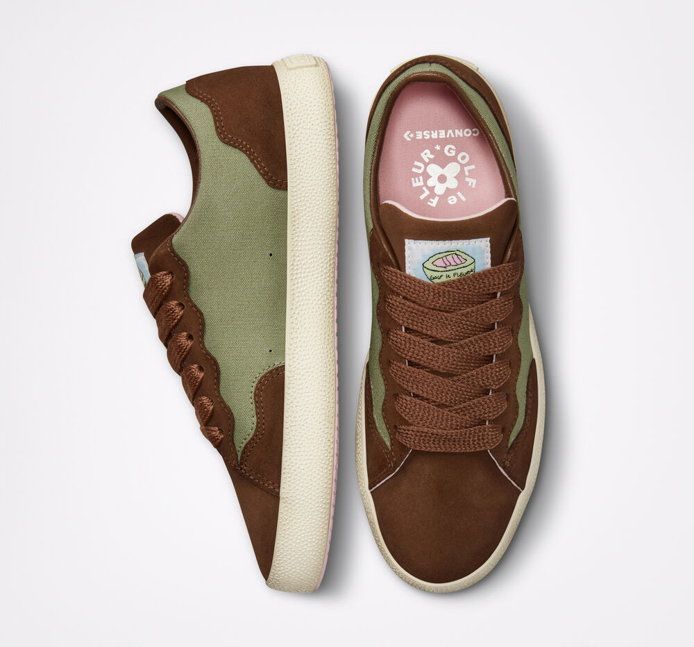 Giày Golf Le Fleur x Converse GLF 2.0 'Oil Green Bison' 173187C - Ảnh 4