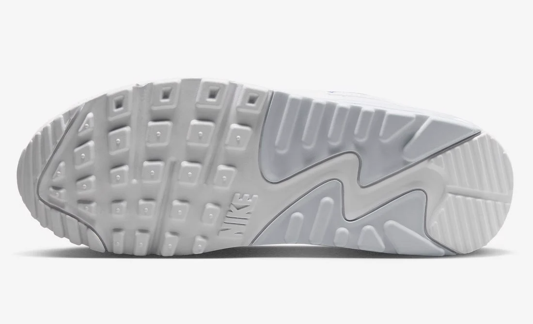 Giay Nike Air Max 90 'White Blue' DX0115-100