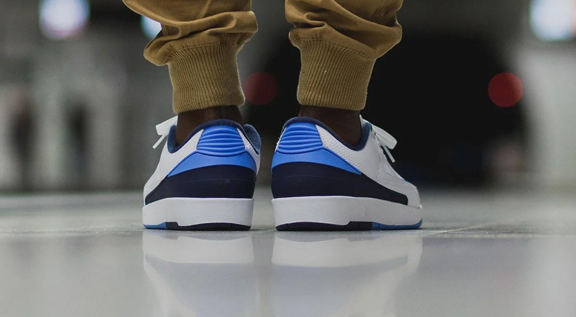 Giày Nike Air Jordan 2 Retro Low 'Midnight Navy' 832819-107 - Ảnh 5