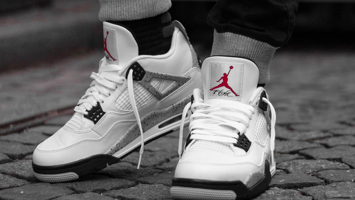 Giày Golf Nike Air Jordan 4 Golf 'White Cement' CU9981-100 - Ảnh 8