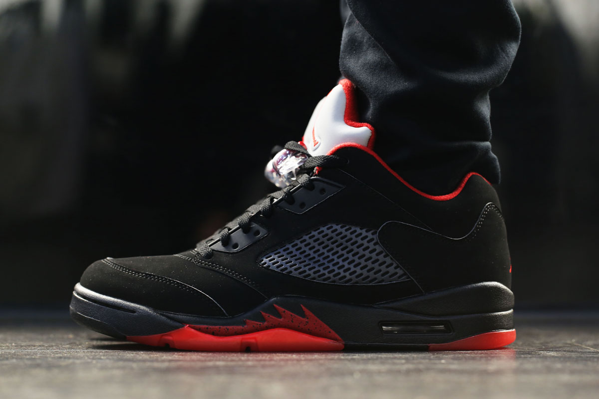 Giày Nike Air Jordan 5 Retro Low 'Alternate 90' 819171-001 - Ảnh 4