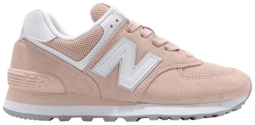 Giày New Balance Wmns 574 'Pink White' WL574OAB